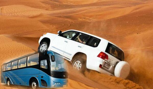 Desert Safari Pickup By Bus